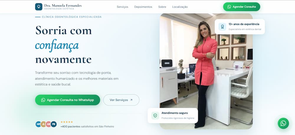 Site para Dentista